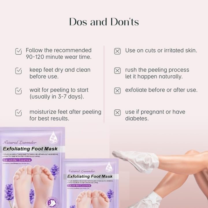 SeoulSkin Exfoliating Foot Mask for Men & Women (1 Pair)