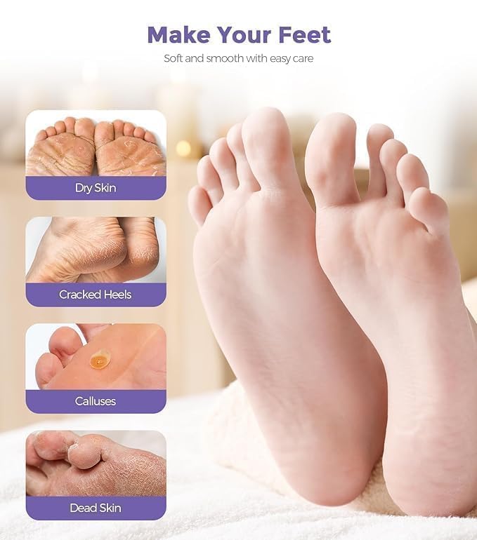 SeoulSkin Exfoliating Foot Mask for Men & Women (1 Pair)