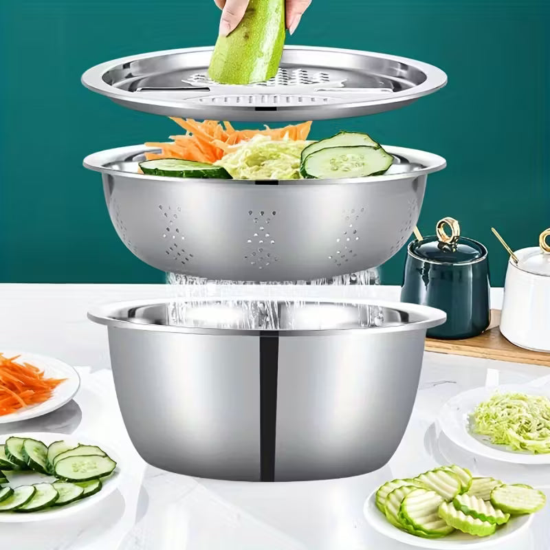 3-in-1 Multipurpose Kitchen Bowl